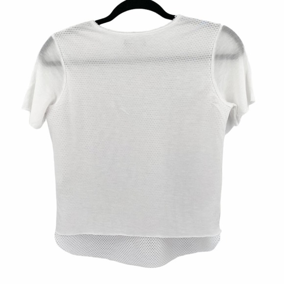 Koral Double Layer Short Sleeve Tee in White - Picture 8 of 13